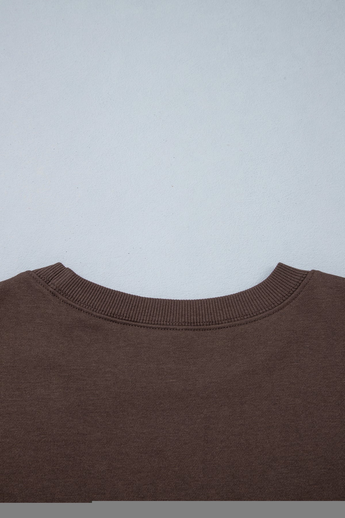 Coffee Polka Dot Slogan Print Casual Pullover Sweatshirt